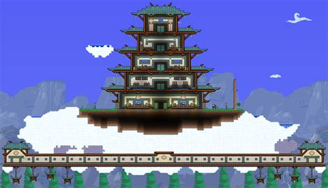 casa en terraria|casa japonesa terraria.